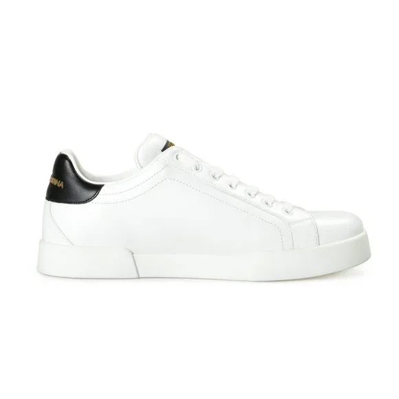 Dolce & Gabbana Men's Portofino 100% Leather Low Top Sneakers Shoes